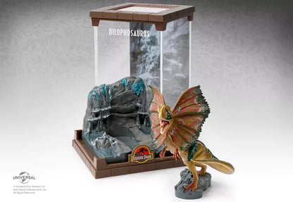 Diorama del Parque Jurásico - Dilophosaurus 