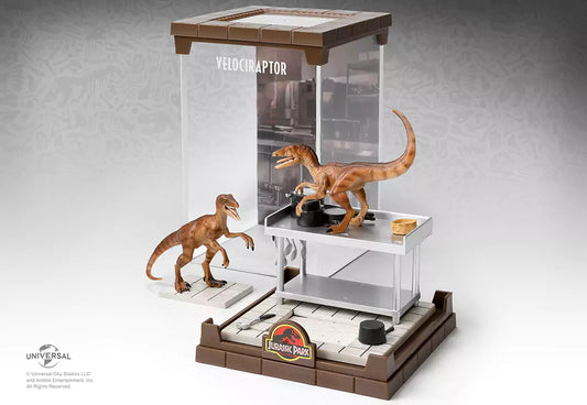 Diorama Jurassic Park - Vélociraptor