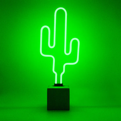 Lampe Néon Cactus Locomocean | Boutique d'objets cadeaux designs kokochao.com