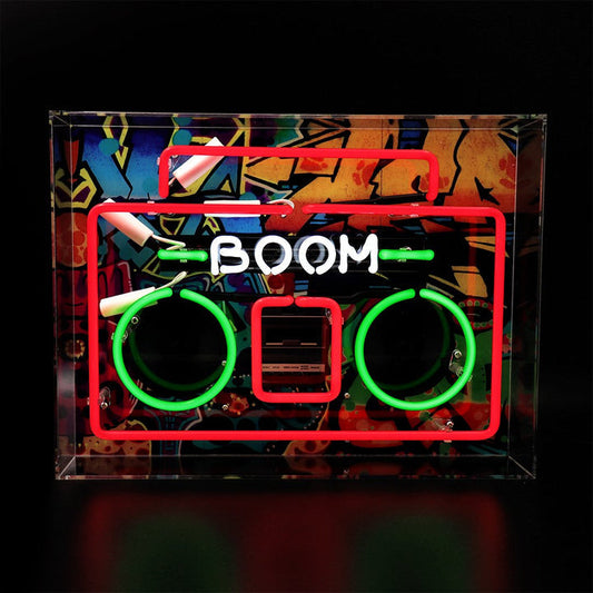 Néon BOOM BOX Locomocean | Boutique d'objets cadeaux designs kokochao.com