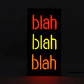 Neón, bla, bla, bla