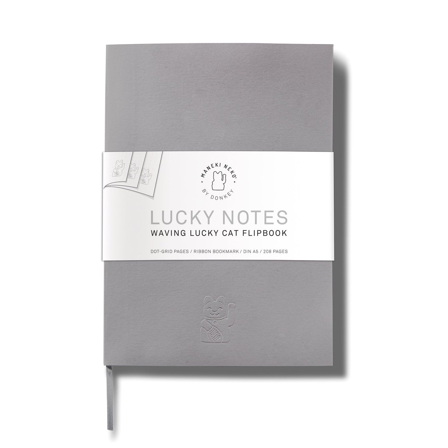 Gray Lucky Chat Notebook