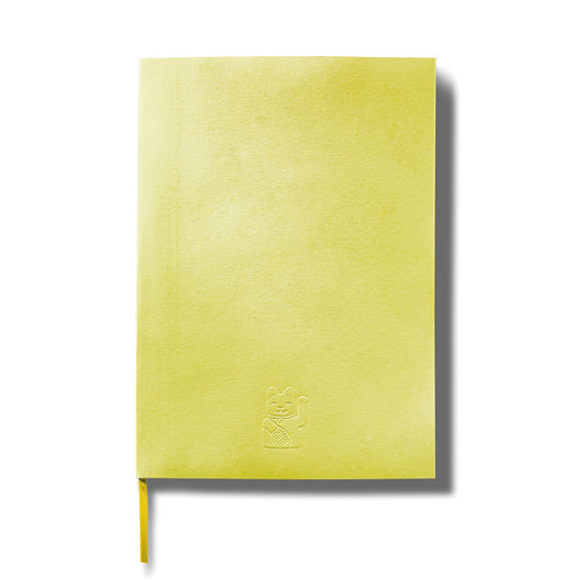 Notebook Chat Chanceux Jaune