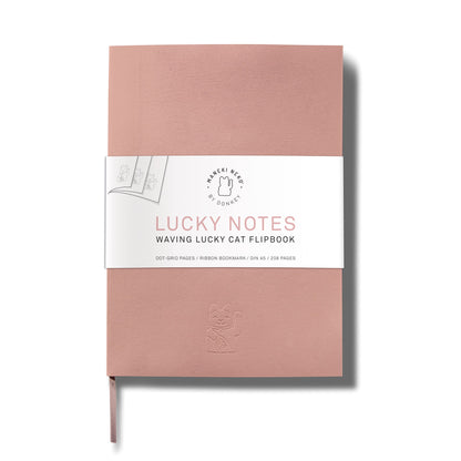 Notebook Chat Chanceux Rose
