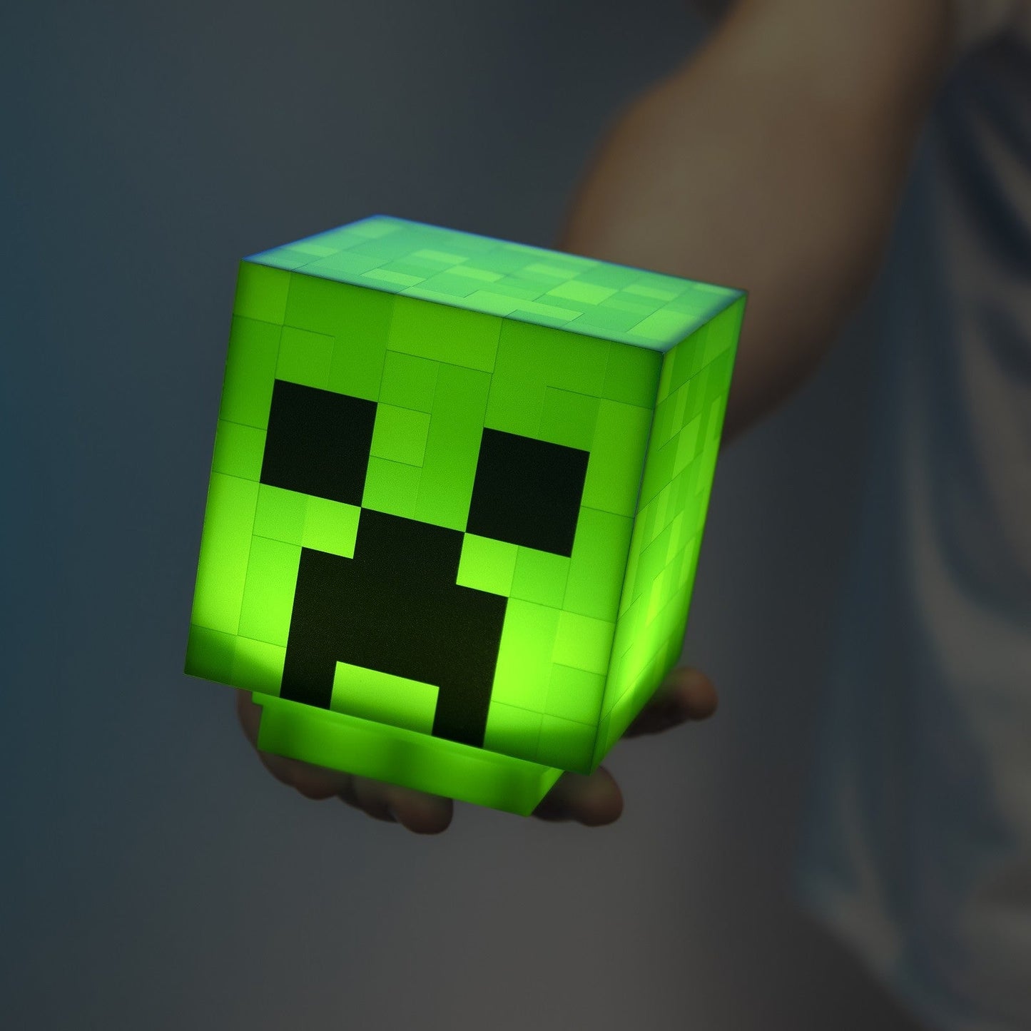 Lámpara Minecraft - Creeper