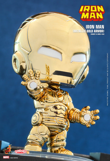 Iron Man (Metallic Gold Armor) Cosbaby 