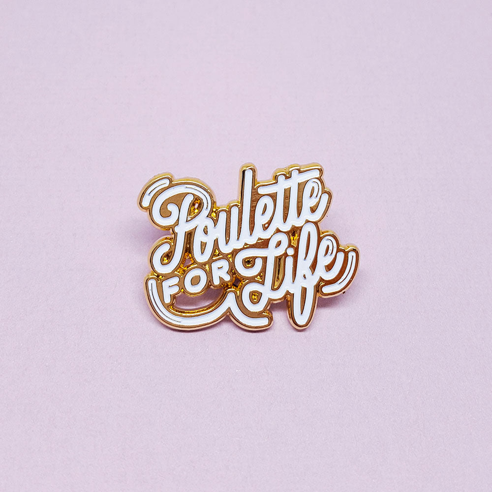 Pin's Poulette For Life Lolita Picco | Boutique d'objets cadeaux designs kokochao.com