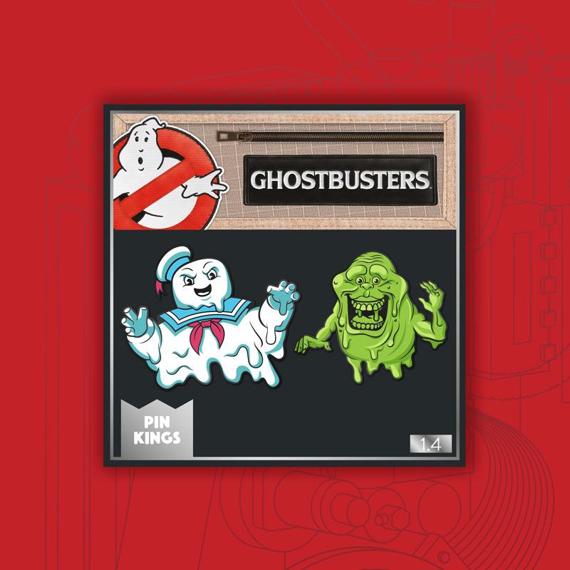 Pin's SOS Fantômes Set 1.4 Stay Puft & Slimer Ghostbusters Pin Kings Numskull Funko