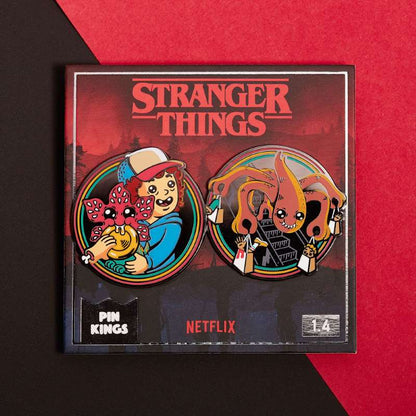 Pin's Stranger Things Set 1.4 - Dustin, Dart et Flagelleur mental Pin Kings Numkull Funko
