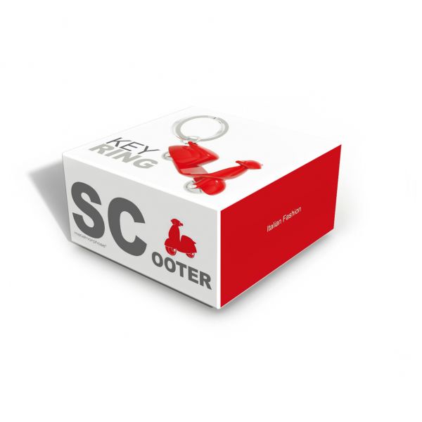 Schlüsselanhänger Scooter Rot