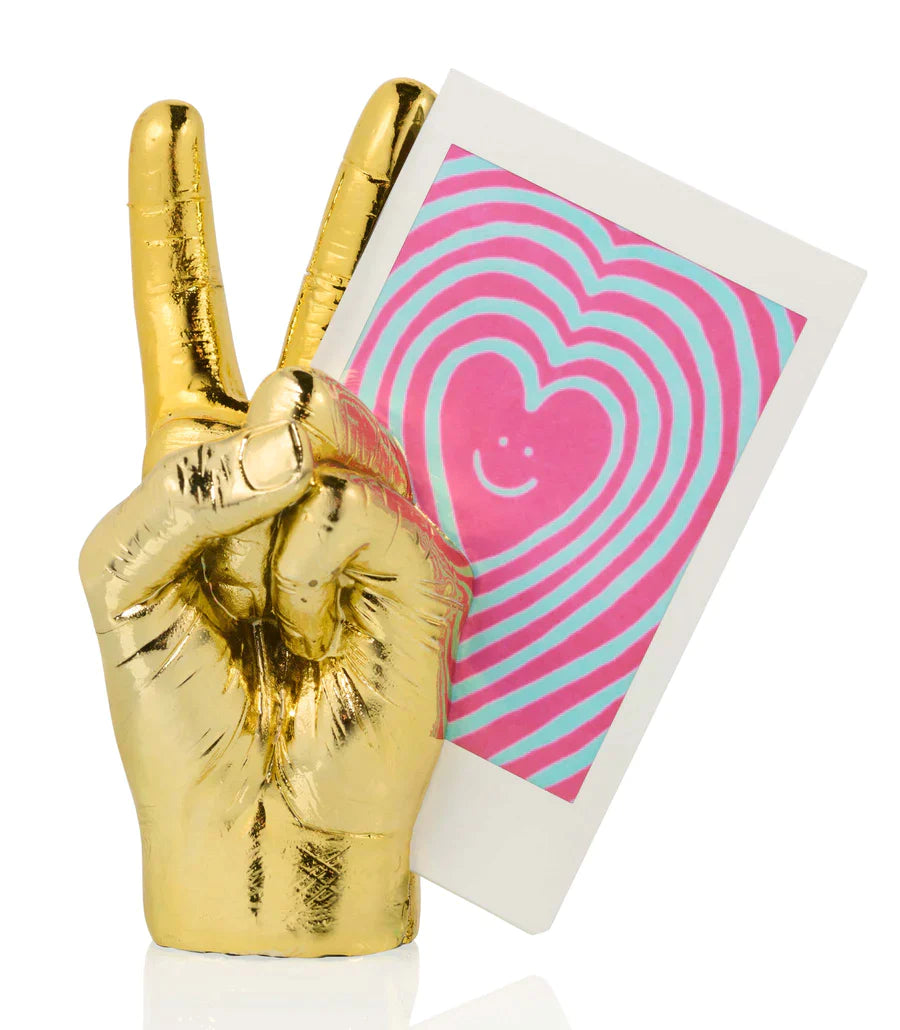 Main Peace Magnetic Photo Holder - Gold