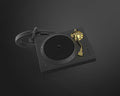 Keyring Black Turntable