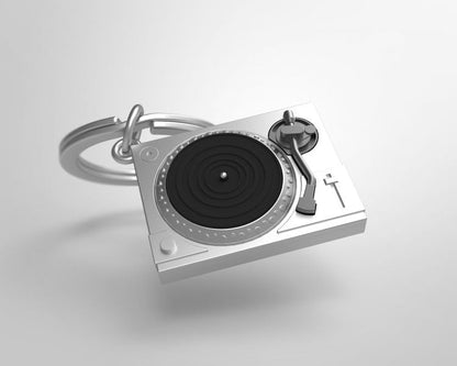 Porte clés Platine Vinyle Argentée Meta[l]morphose | Boutique d'objets cadeaux designs kokochao.com