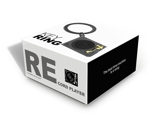 Keyring Black Turntable