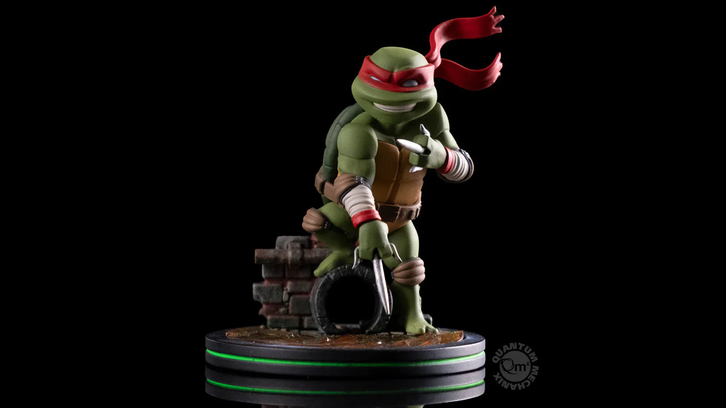 Tortues Ninja figurine Q-Fig Raphael Quantum Mechanix TMNT Funko