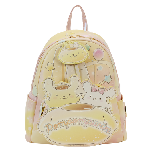 Mini Mochila Sanrio Pompompurin - Carnaval - PRE-ORDEN