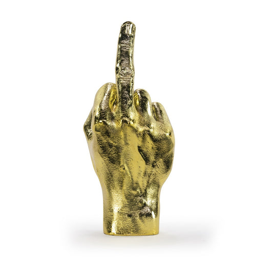 Escultura principal f ** k - ouro