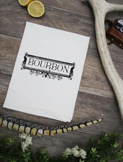 Bourbon tea towel