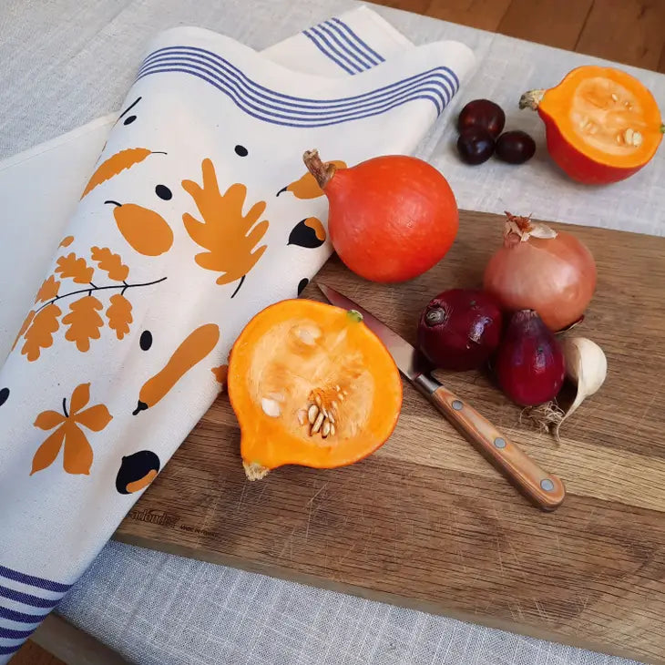 Theedoek met de vier seizoenen - Herfst