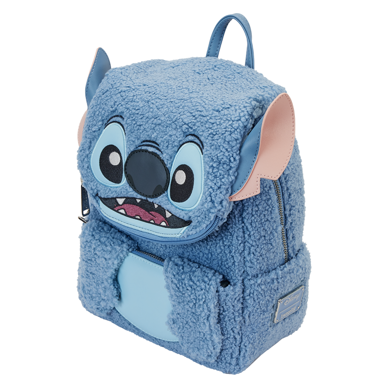 Mini Mochila Stitch - Sherpa - PRE-ORDEN