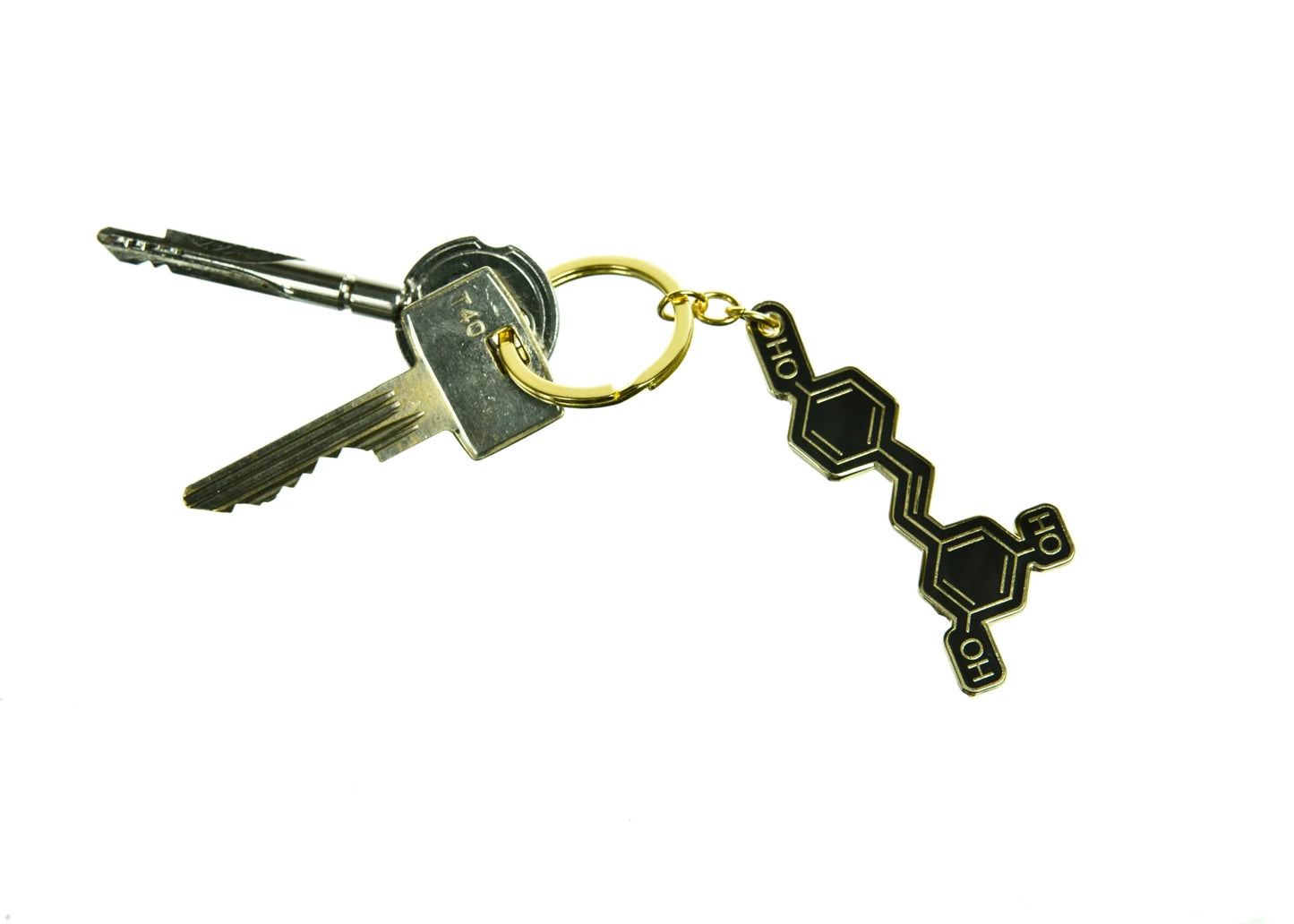 Wine Molecule Keychain