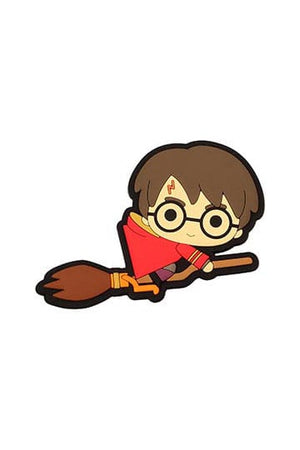 Harry Potter magneet met rode vliegende bezemsteel 