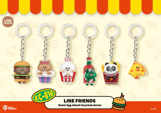 Llavero Mini Egg Attack - Line Friends 