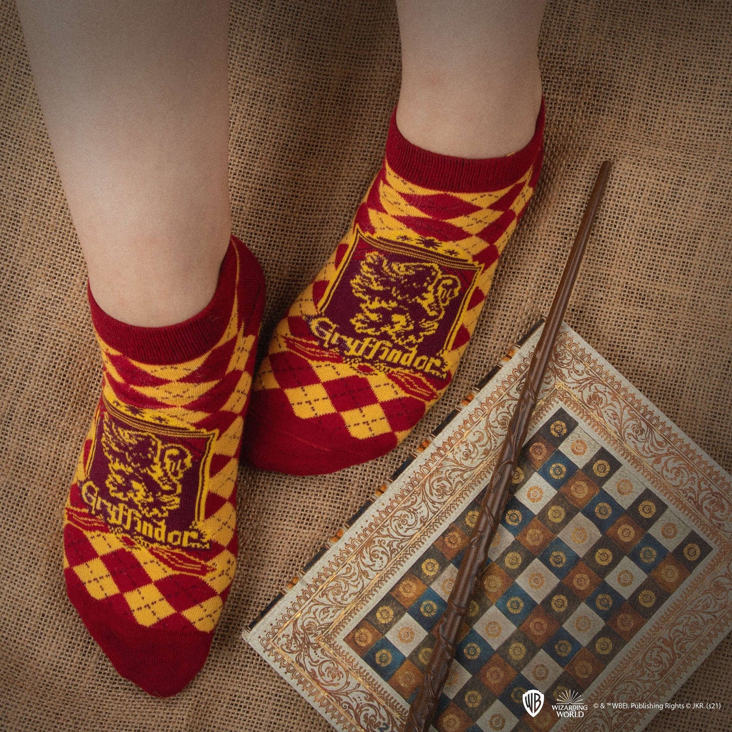 Pack de 3 pares de calcetines Gryffindor 