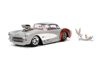 Bugs Bunny y Chevrolet Corbeta 1957 