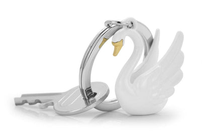 Swan key ring