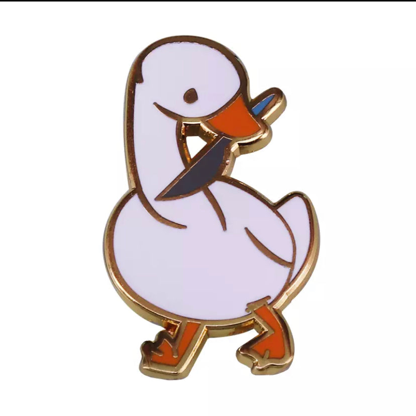 Pins de pato blanco Couteau