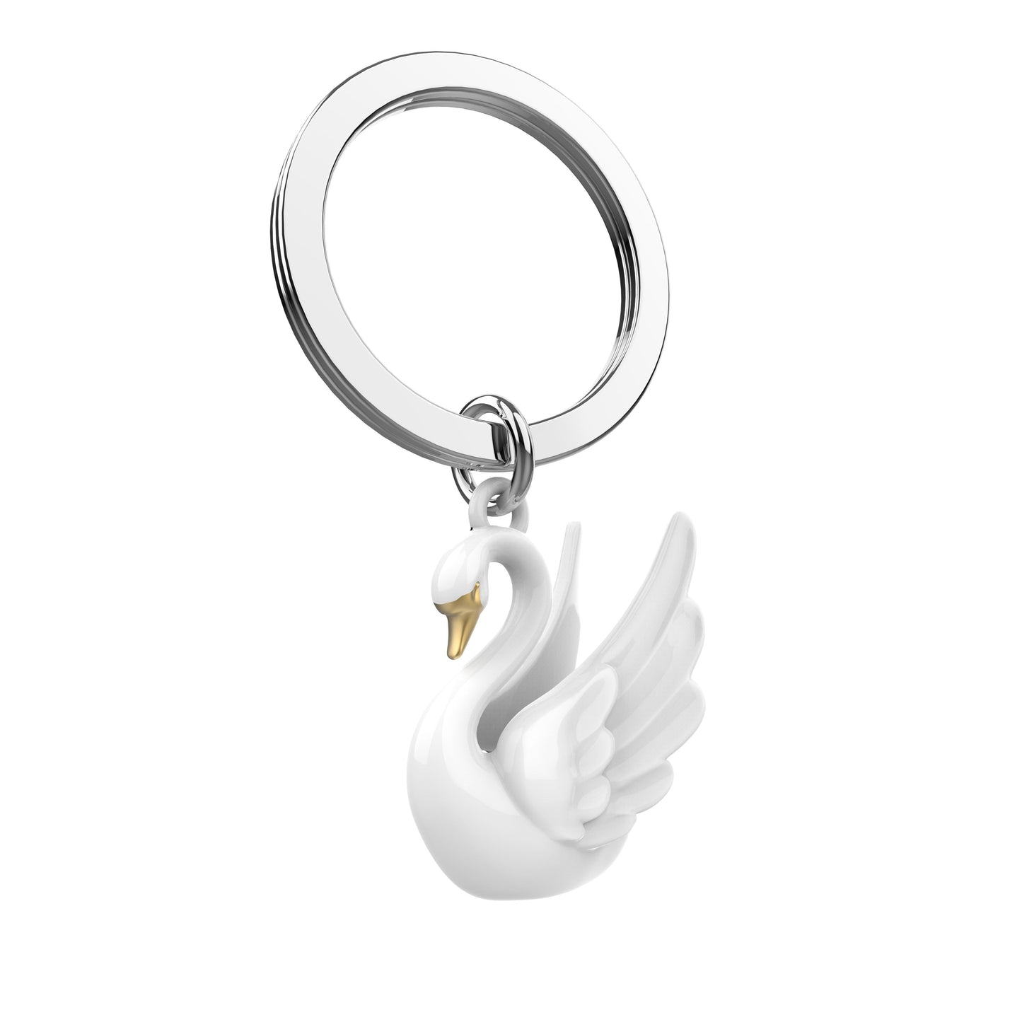 Swan key ring