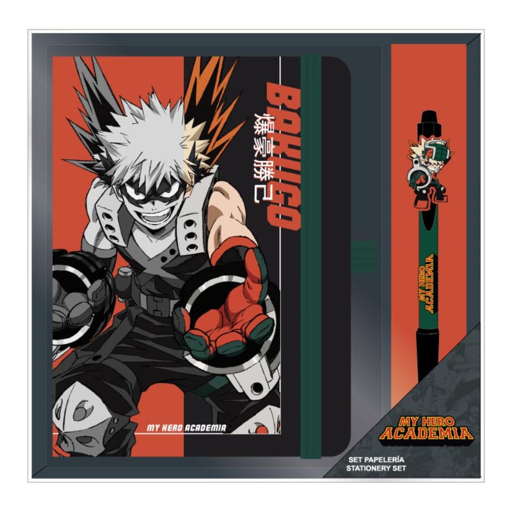 Set de papelería My Hero Academia - Bakugo 