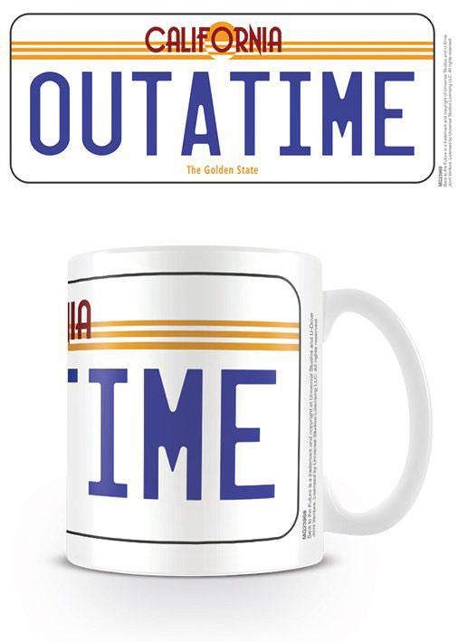 Back to the Future Mug - License Plate